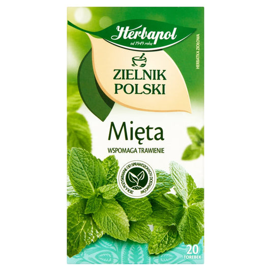 HERBAPOL ZIELNIK POLSKI Mieta 20 szt.. 97,25 zl/kg
