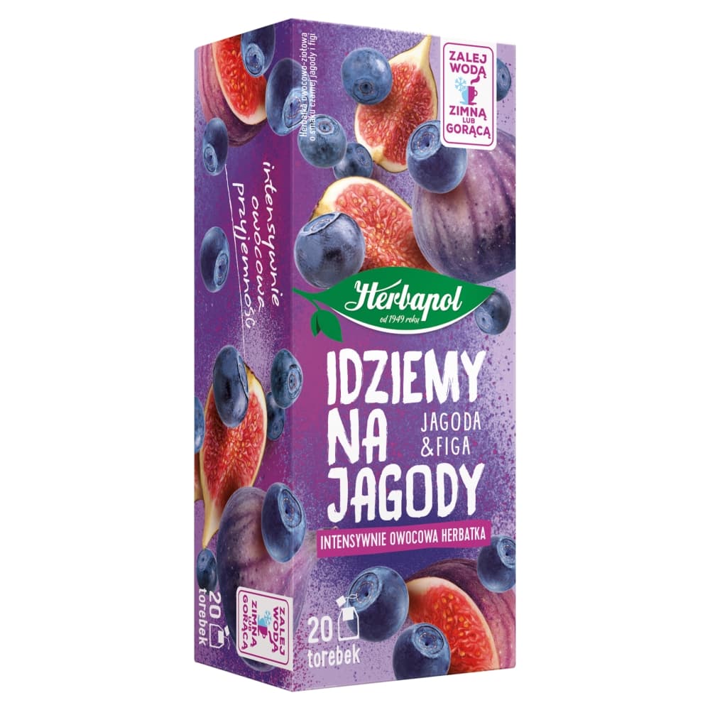 HERBAPOL Intensywnie owocowa herbatka idziemy na jagody 20 szt.. 132,25 zl/kg