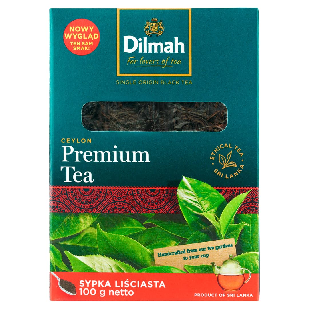 DILMAH Herbata czarna lisciasta Premium Tea. 89,90 zl/kg