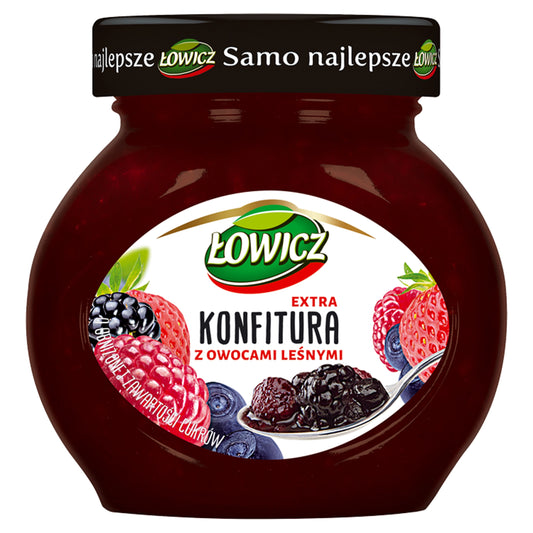 LOWICZ Konfitura owoce lesne niskoslodzona. 49,96 zl/kg