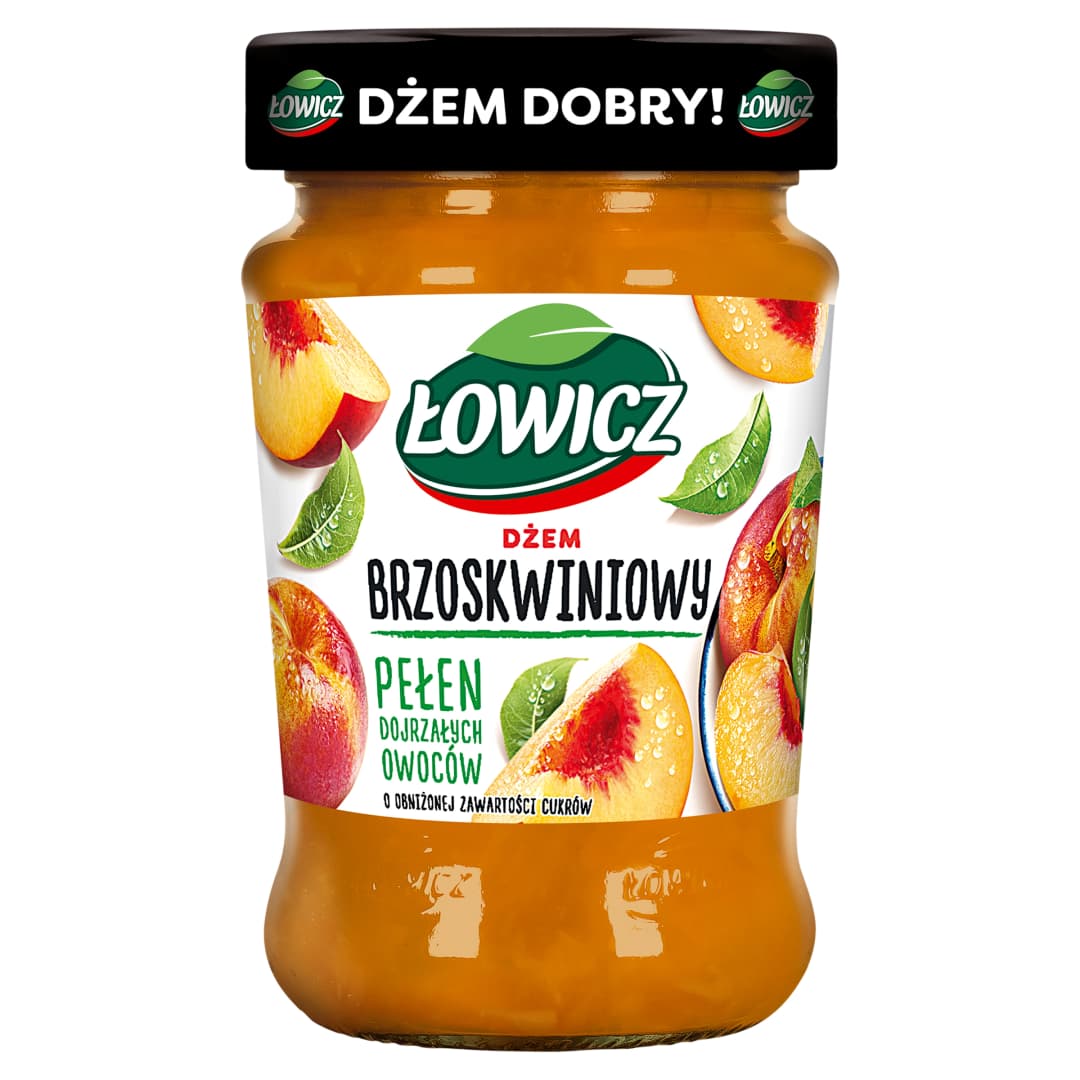 LOWICZ Dzem brzoskwiniowy niskoslodzony. 20,32 zl/kg