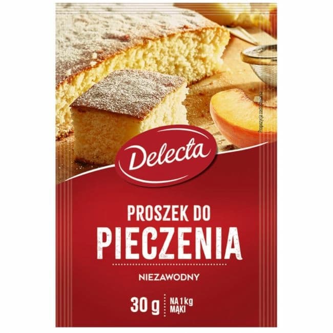 DELECTA Proszek do pieczenia. 29,67 zl/kg