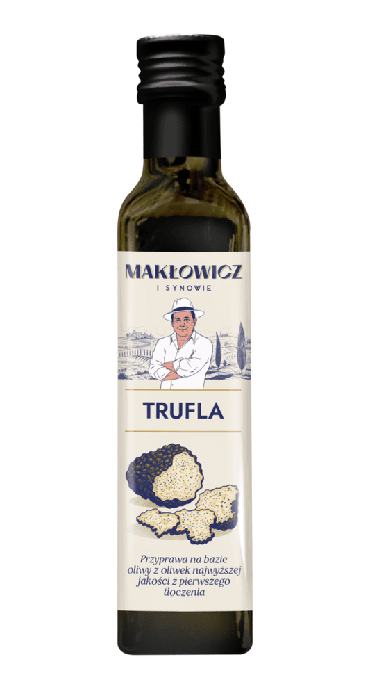 MAKLOWICZ I SYNOWIE Przyprawa na bazie oliwy z oliwek truflowa. 125,96 zl/l