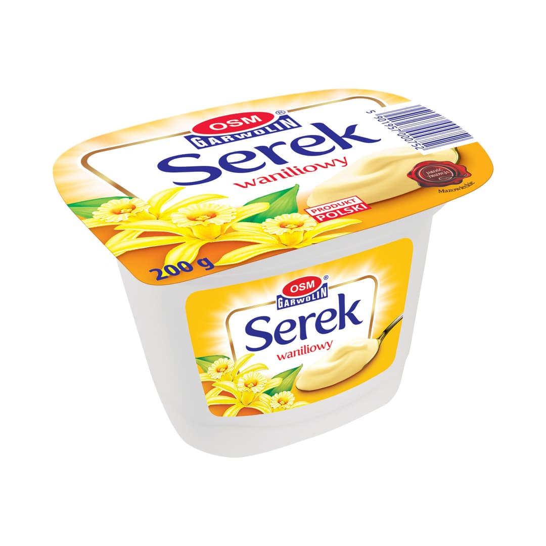 OSM GARWOLIN Serek o smaku waniliowym. 22,45 zl/kg