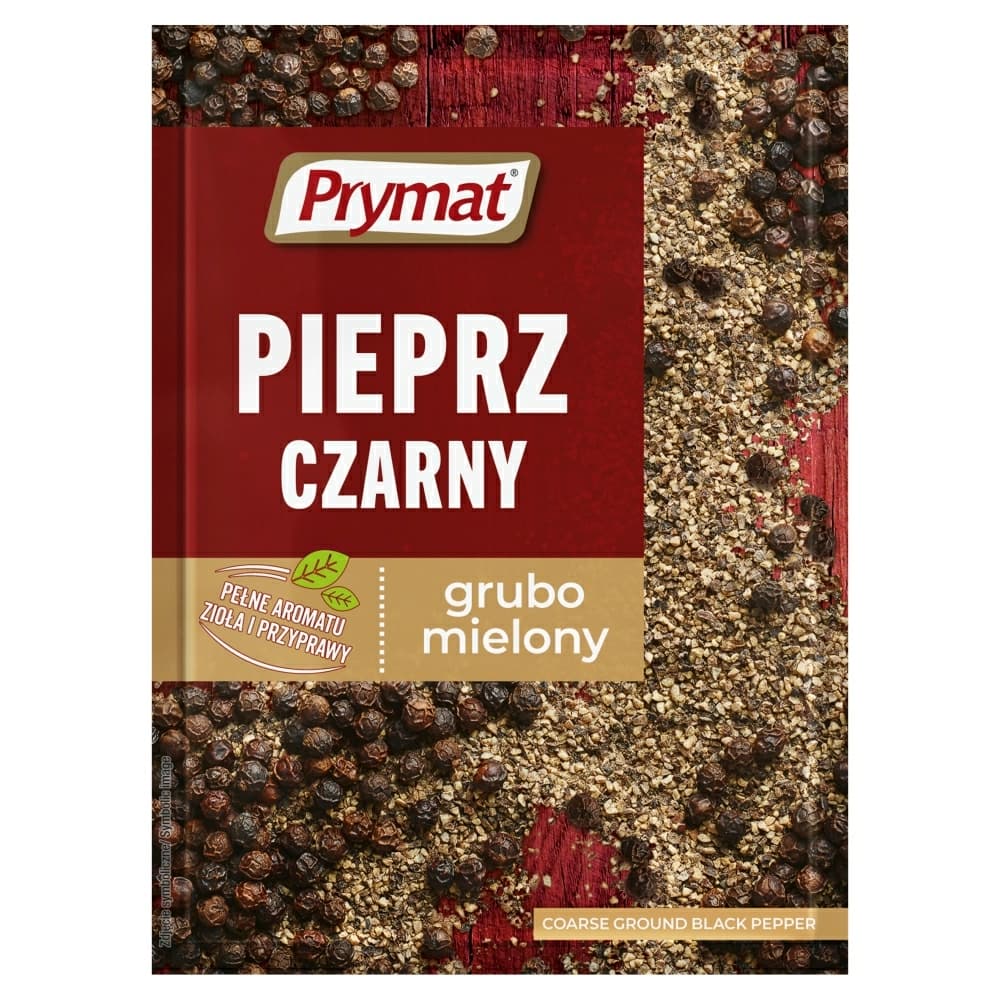 PRYMAT Pieprz czarny grubomielony. 106,00 zl/kg