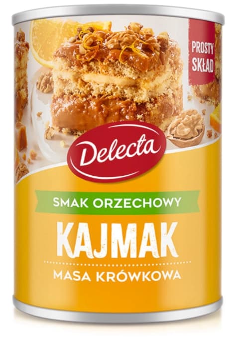 DELECTA Masa krowkowa o smaku orzechowym. 24,98 zl/kg