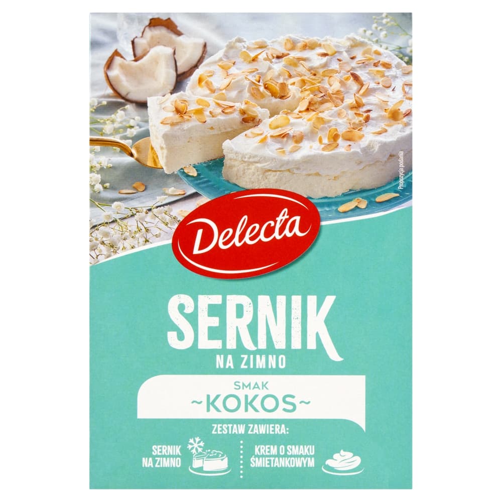 DELECTA Sernik na zimno kokosowy. 39,95 zl/kg