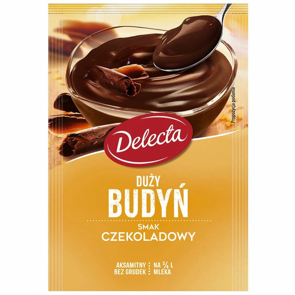 DELECTA Budyn smak czekoladowy. 31,09 zl/kg