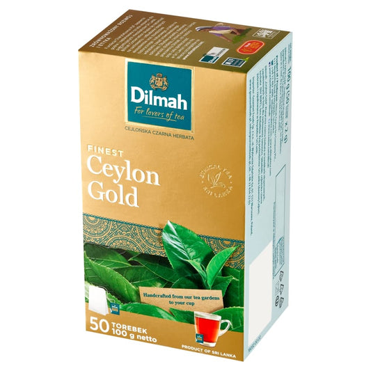 DILMAH Herbata ceylon gold 50 szt.. 98,52 zl/kg