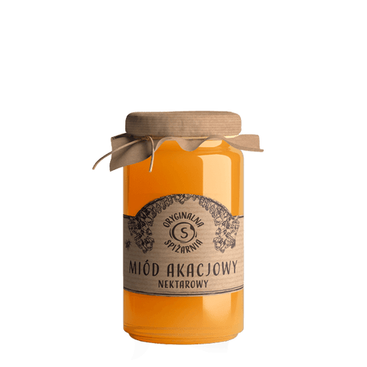 ORYGINALNA SPIZARNIA Miod akacjowy nektarowy. 46,46 zl/kg